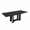 Homeroots Gray Dining Table 98 x 43 x 30 in. 366216